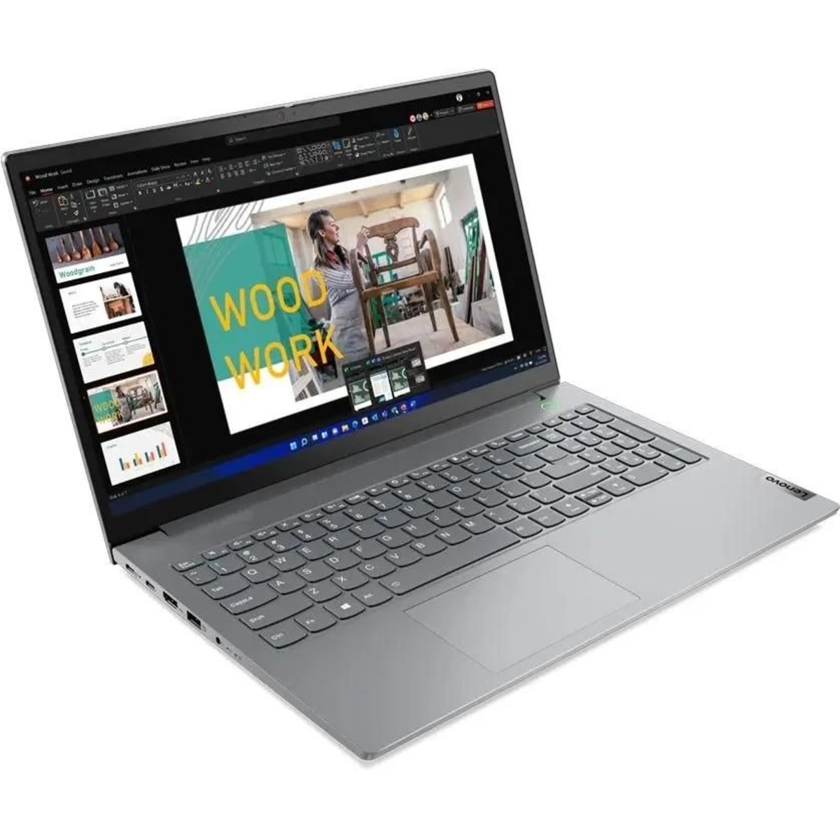 Ноутбук Lenovo Thinkbook 15 G4 IAP Core i7 1255U 8Gb SSD512Gb NVIDIA GeForce 15.6 IPS FHD (1920x1080) / ENGKBD noOS grey WiFi BT Cam (21DJ00PNAK)