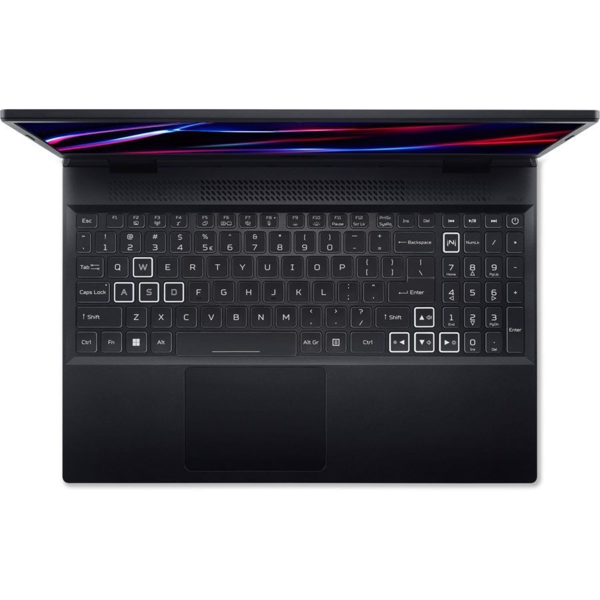 Ноутбук Acer Nitro 5 AN515-58-97QP Core i9 12900H 16Gb SSD512Gb NVIDIA GeForce RTX4060 8Gb 15.6 IPS FHD (1920x1080)/ENGKBD noOS black WiFi BT Cam (NH.QM0EM.001)