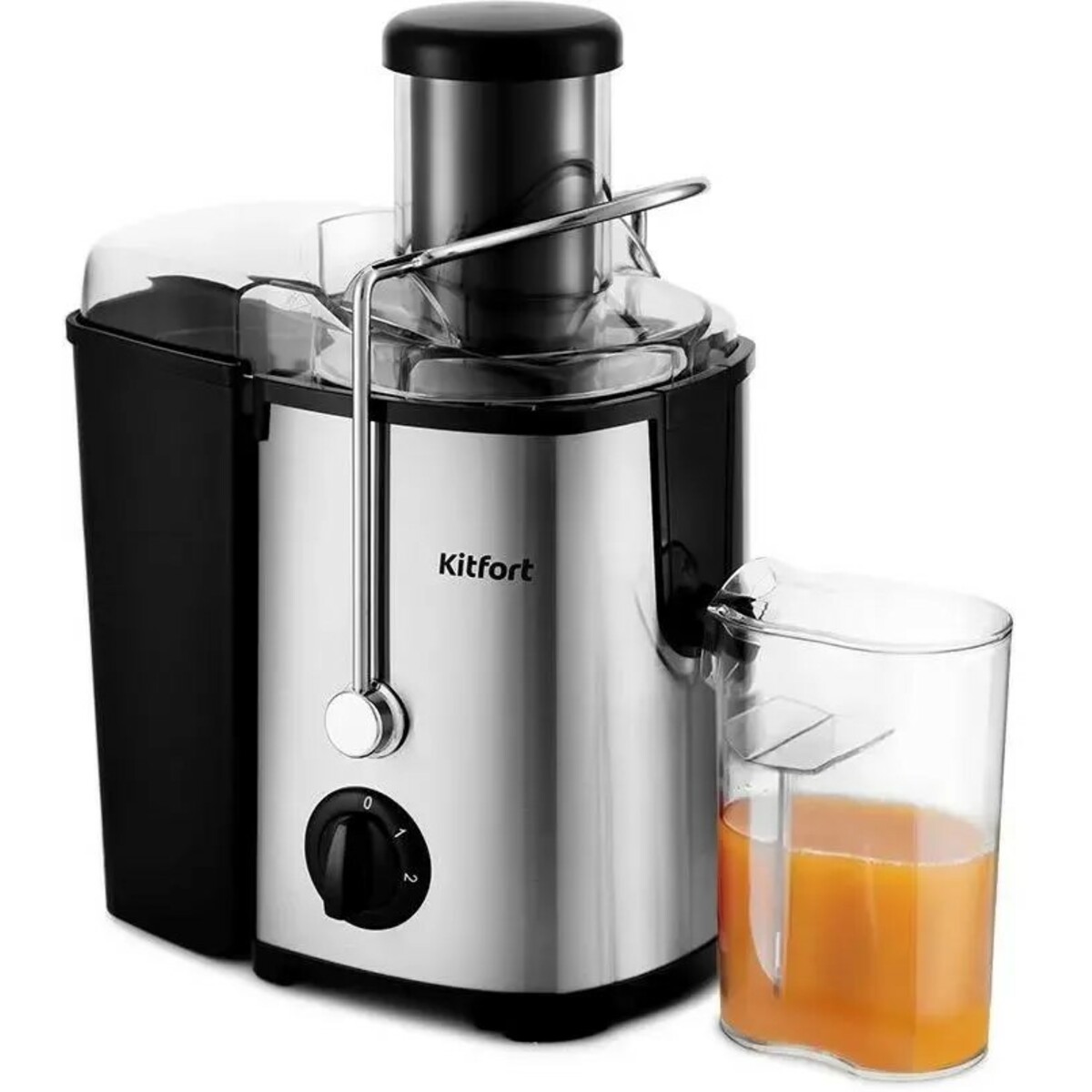 Соковыжималка Kitfort KT-1116 (Цвет: Steel)