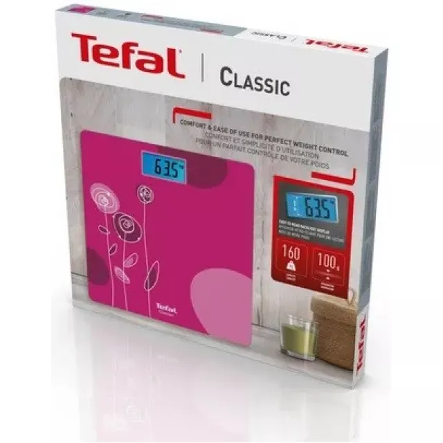 Весы напольные электронные Tefal PP1531V0 (Цвет: Pink)