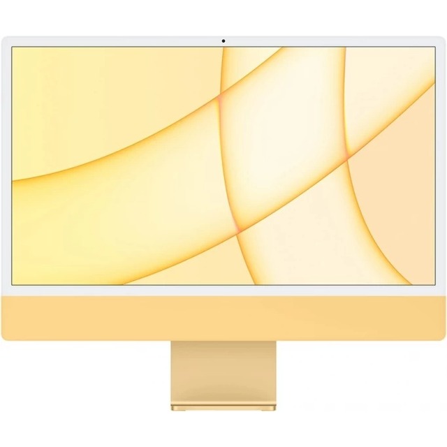 Моноблок Apple iMac Z12S000BK 24 4.5K  / 8Gb / SSD256Gb / macOS / GbitEth / WiFi / BT / клавиатура / мышь / Cam / желтый 4480x2520