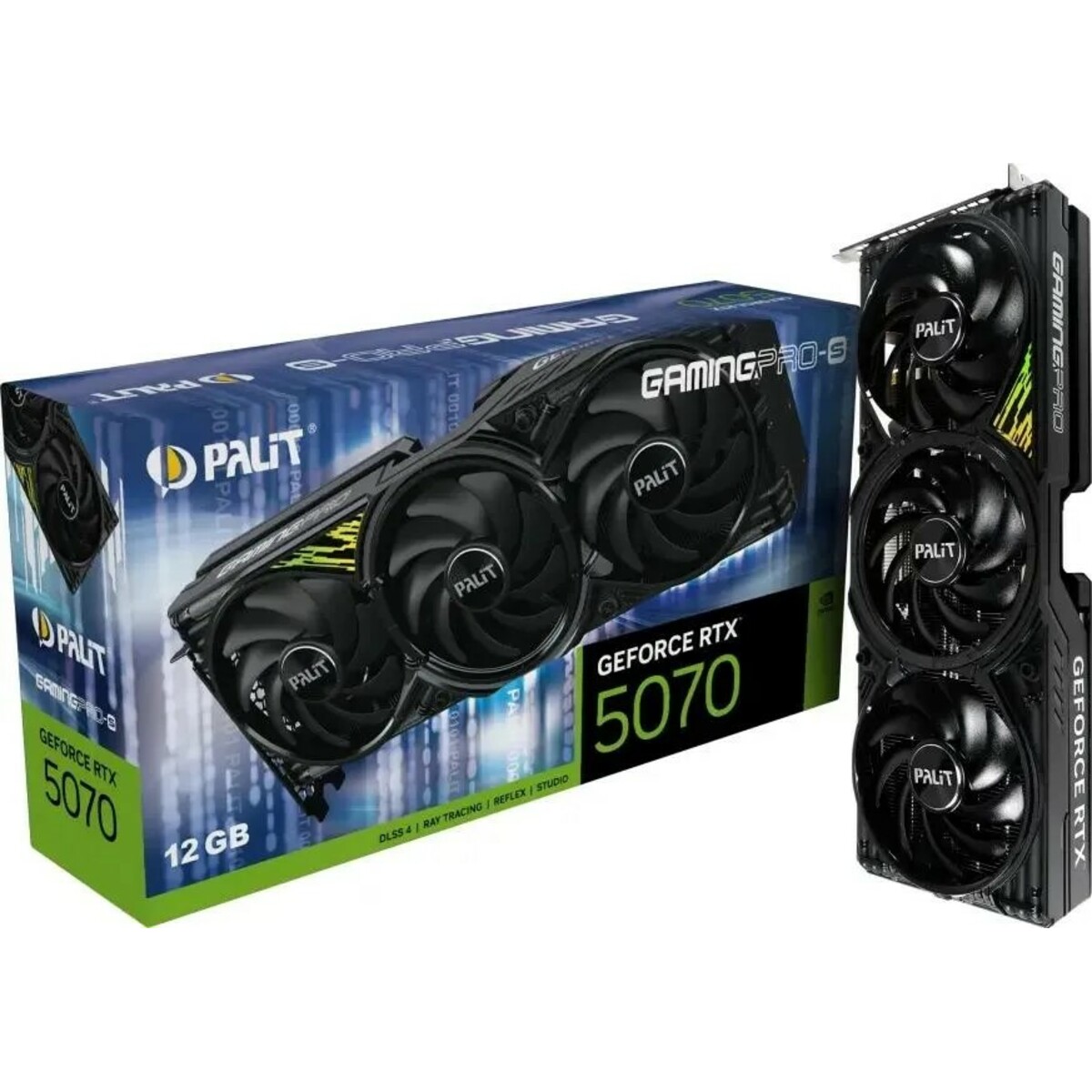 Видеокарта Palit GeForce RTX 5070 GamingPro-S 12G (NE75070019K9-GB2050U)