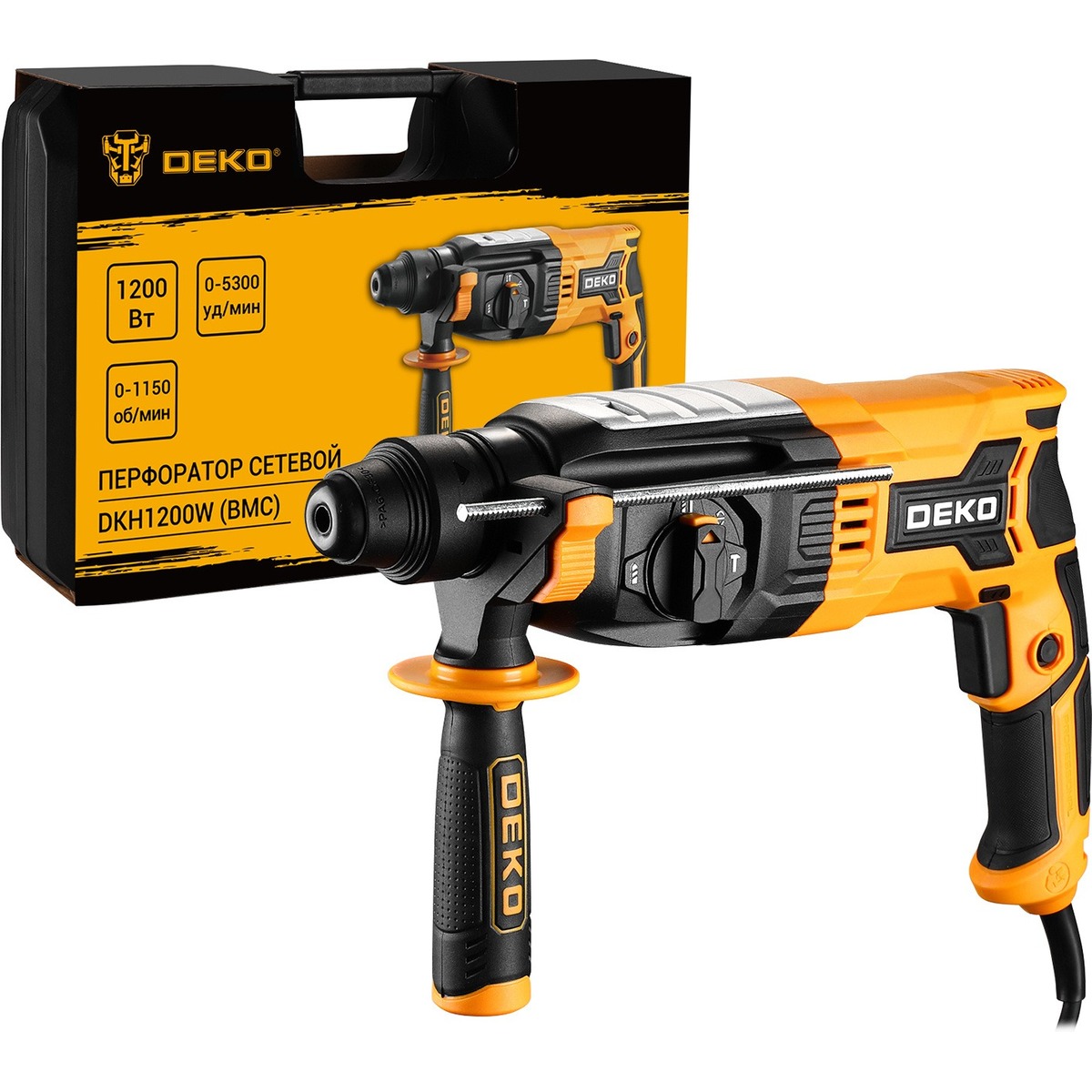 Перфоратор Deko DKH1200W (Цвет: Orange)