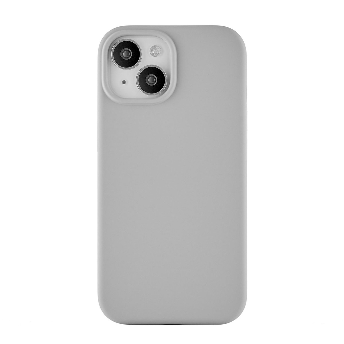 Чехол-накладка uBear Touch Mag Case для смартфона Apple iPhone 15 (Цвет: Moon Gray)