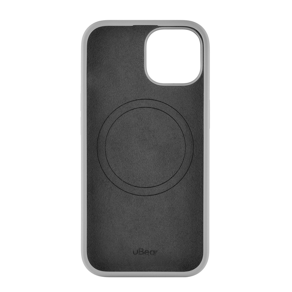 Чехол-накладка uBear Touch Mag Case для смартфона Apple iPhone 15 (Цвет: Moon Gray)