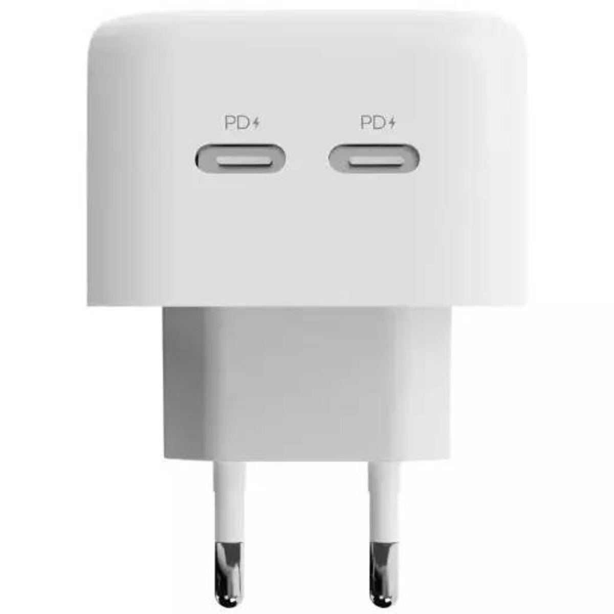 Сетевое зарядное устройство Uzay 35W USB-C x 2 PD, QC (Цвет: White)