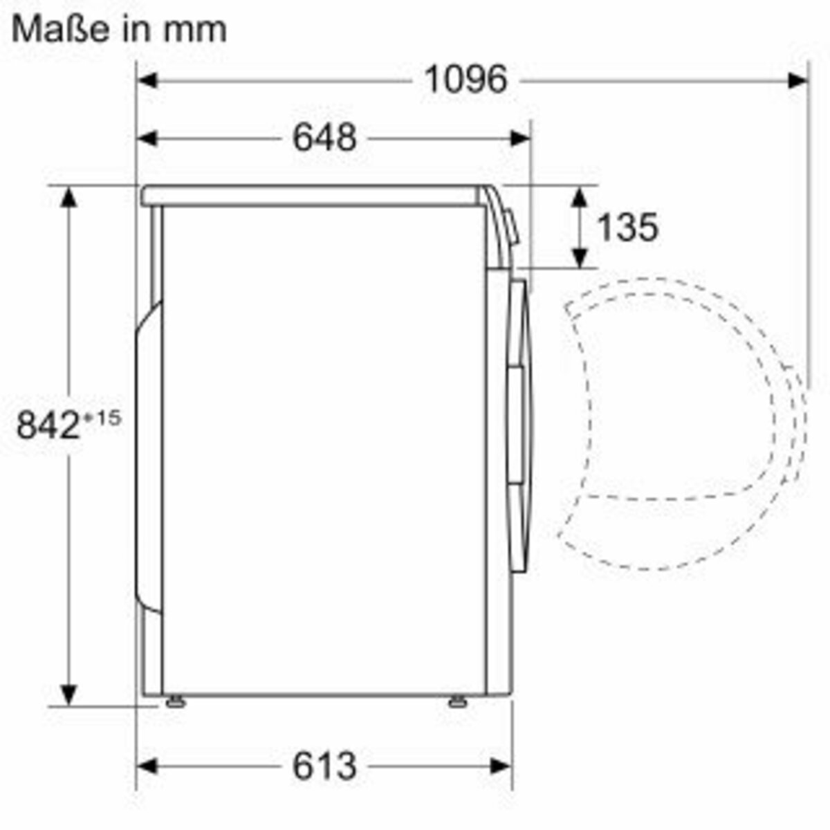 Сушильная машина Bosch WQG233D40, белый