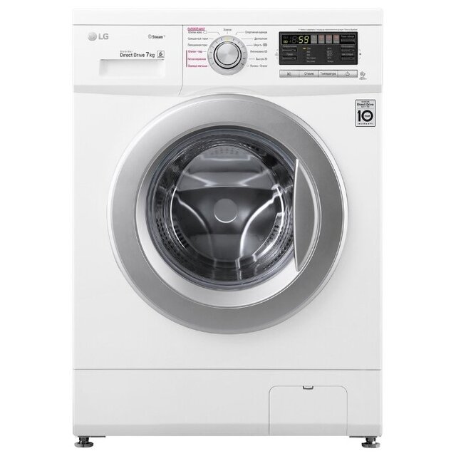 Стиральная машина LG F1296HDS1, белый Стиральная машина LG F1296HDS1, белый