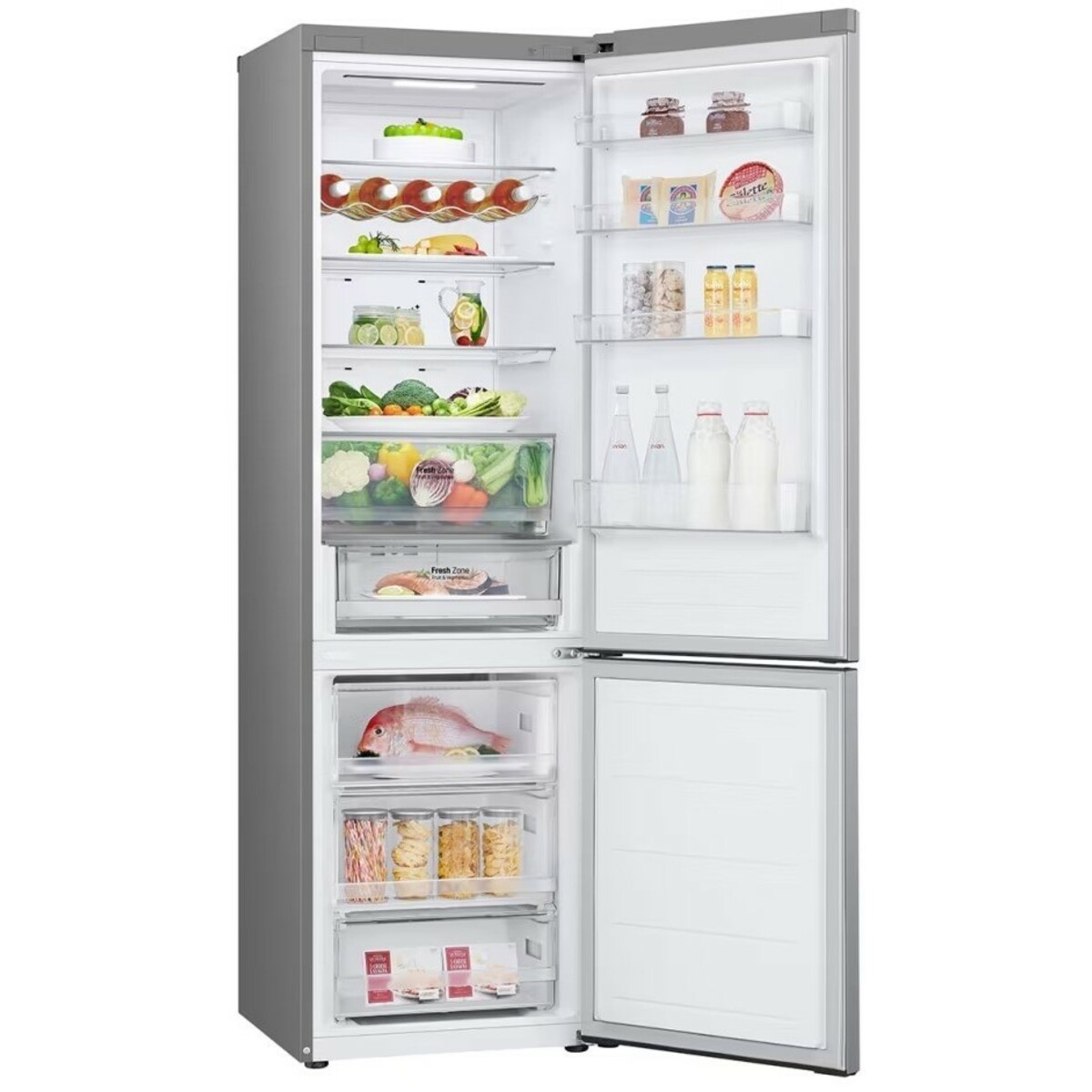 Холодильник LG GC-B509FNMW (Цвет: Silver)