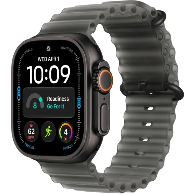 Умные часы Apple Watch Ultra 4 49mm Titanium Case with Ocean Band (Цвет: Black/Translucent Black)