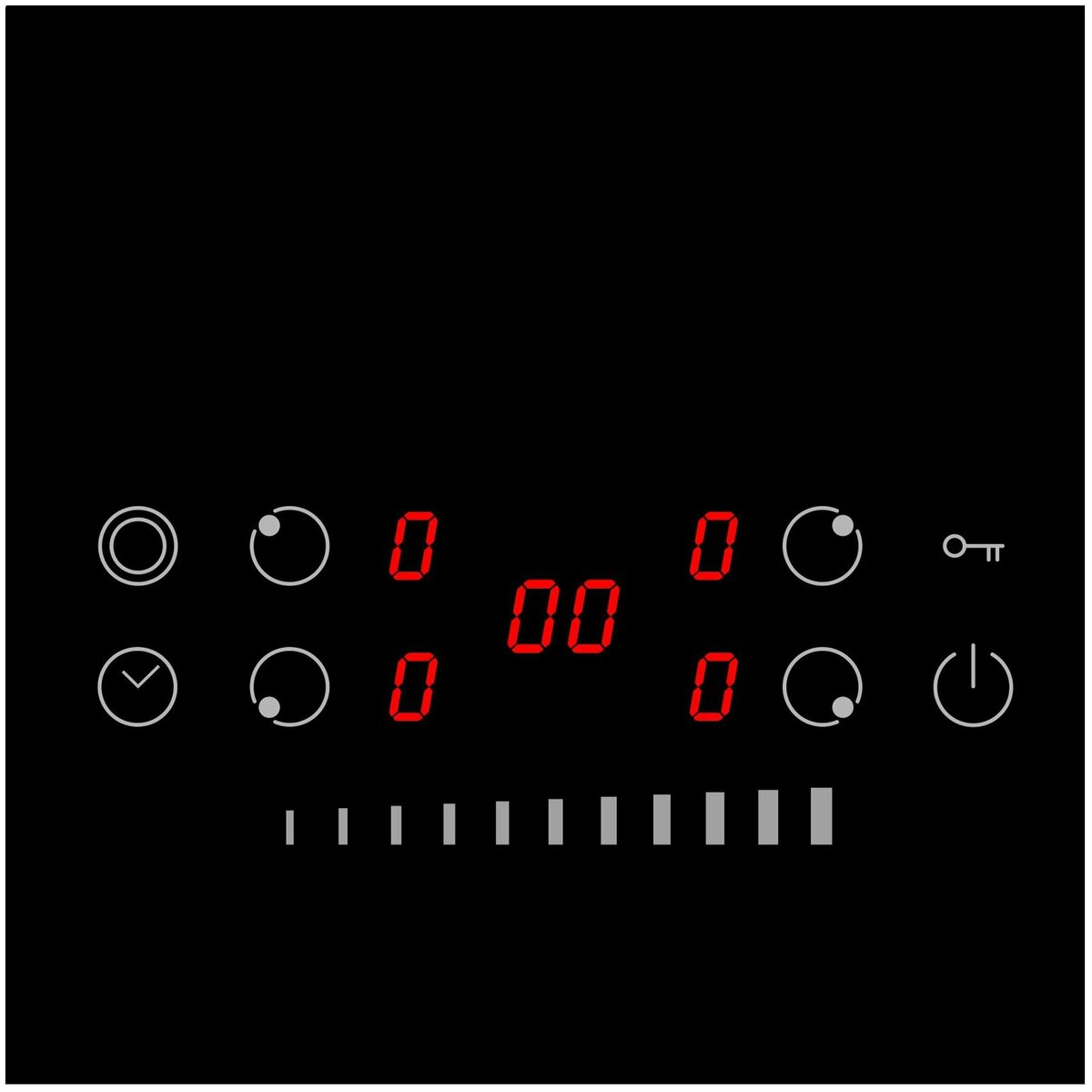 Варочная панель Korting HK 62550 B, черный