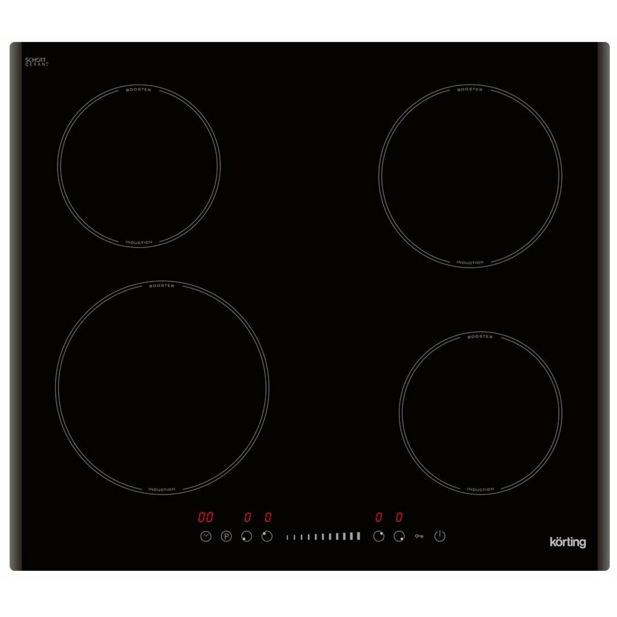 Варочная поверхность электрическая Korting HI 64540 B (Цвет: Black)