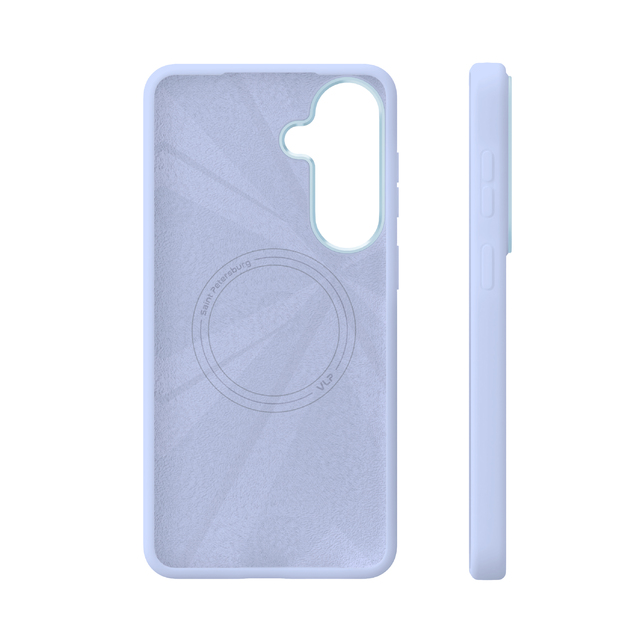 Чехол-накладка VLP Aster Pro Сase MagSafe для Samsung S26 Plus (Цвет:Light Blue) Чехол-накладка VLP Aster Pro Сase MagSafe для Samsung S26 Plus (Цвет:Light Blue)