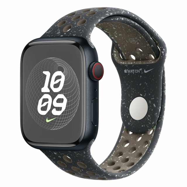 Умные часы Apple Watch Series 9 41mm Aluminum Case with Nike Sport Band S / M (Цвет: Midnight / Midnight Sky)