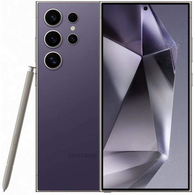 Смартфон Samsung Galaxy S24 Ultra 12 / 256Gb (Цвет: Titanium Violet)