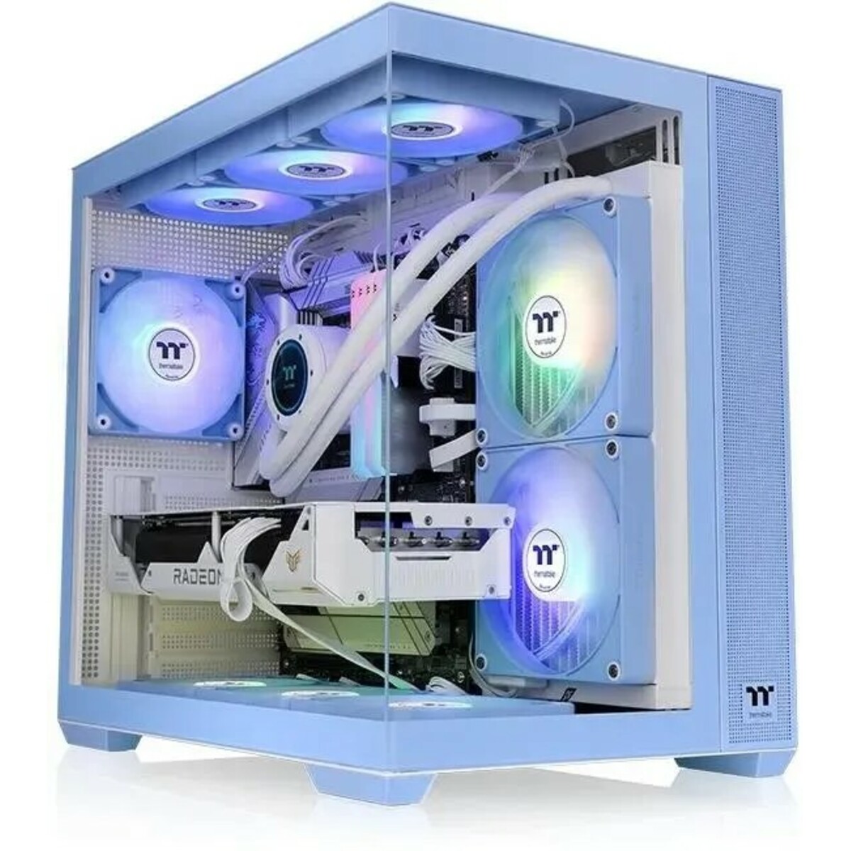 Корпус Thermaltake View 380 TG ARGB Hydrangea (Цвет: Blue)