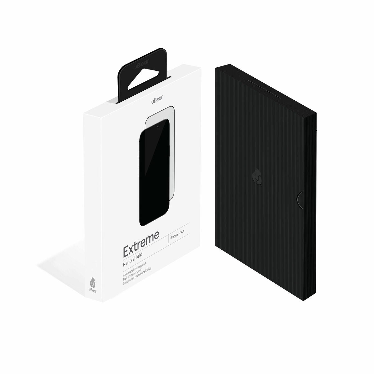 Защитное стекло uBear Extreme Nano Shield для iPhone 17 Air, черный Защитное стекло uBear Extreme Nano Shield для iPhone 17 Air, черный