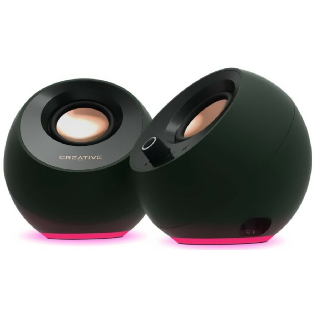 Колонки Creative Pebble Pro 2.0 (Цвет: Black/Green)