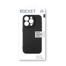 Чехол-накладка Rocket Sense Case Soft Touch для смартфона Apple iPhone 15 Pro, черный