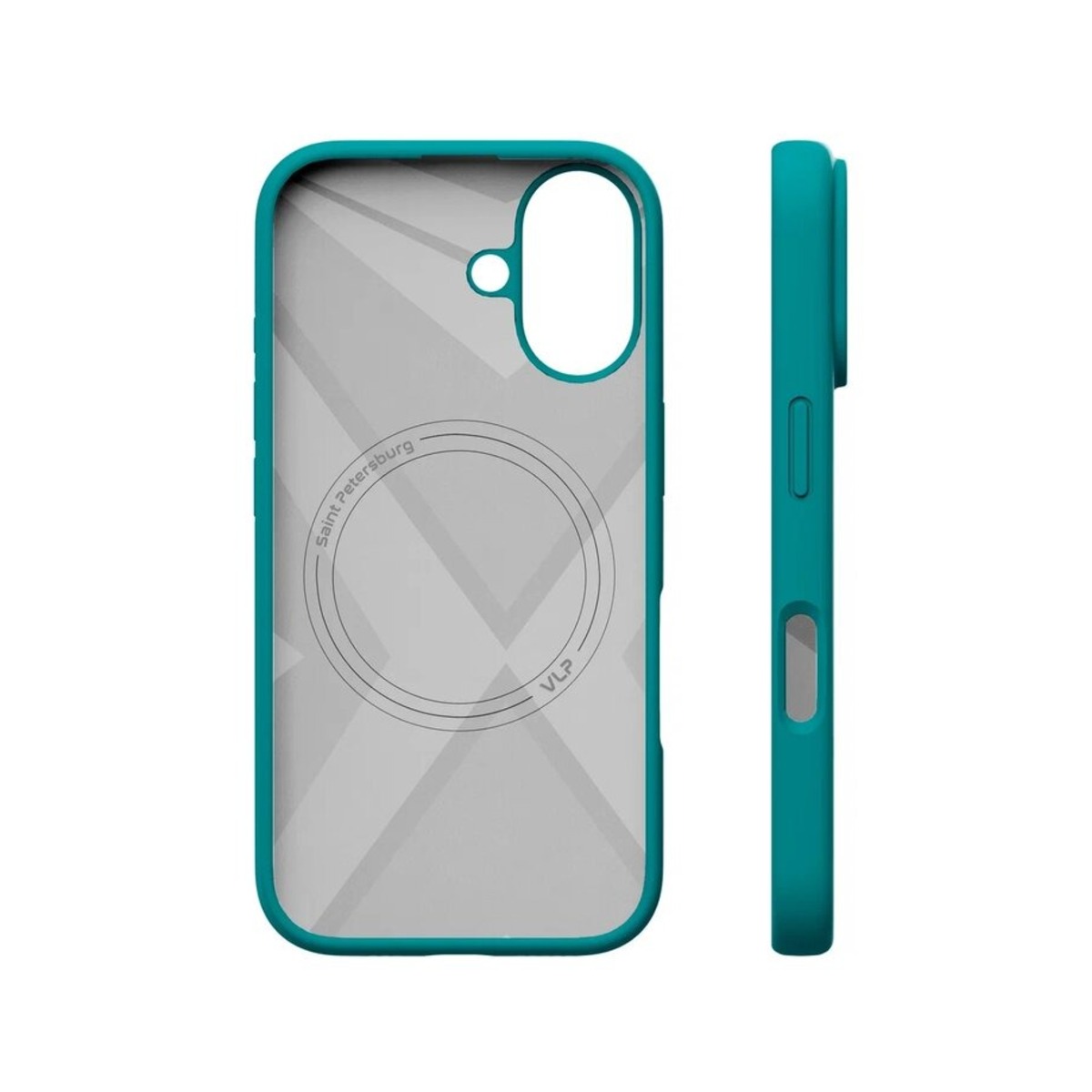 Чехол-накладка VLP Aster Case with MagSafe для смартфона Apple iPhone 16 (Цвет: Green)