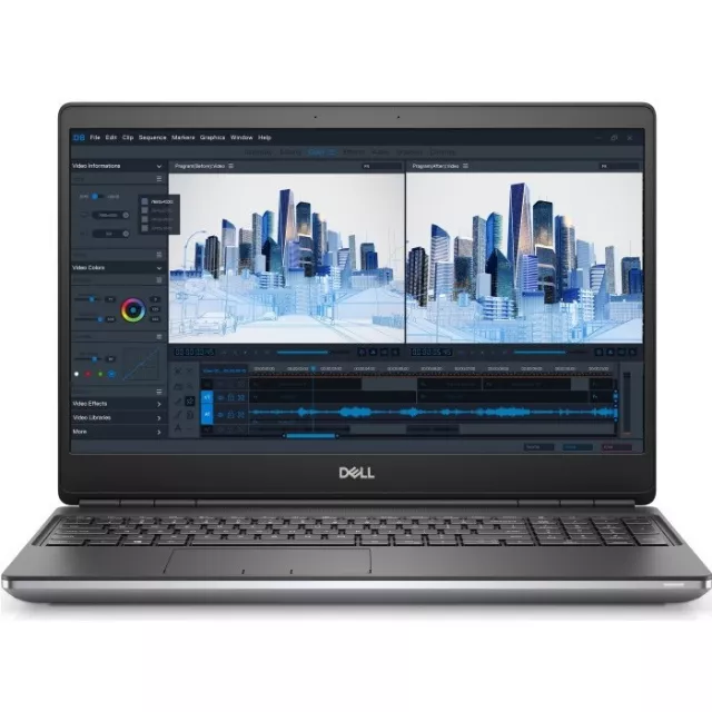 Ноутбук Dell Precision 7560 Core i9 11950H 16Gb SSD1Tb NVIDIA GeForce RTX A3000 6Gb 15.6 WVA UHD (3840x2160) Windows 10 Professional grey WiFi BT Cam
