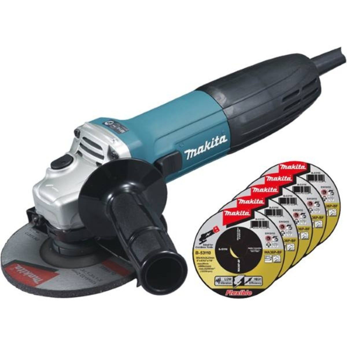 Углошлифовальная машина Makita GA5030X3 (Цвет: Blue)