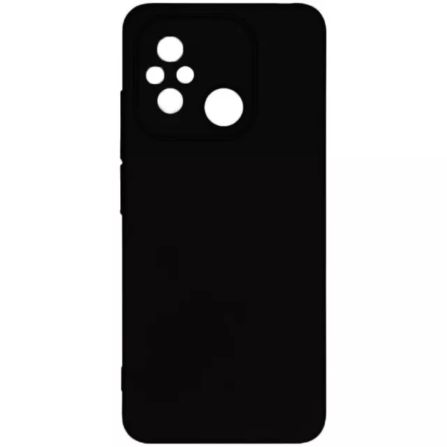 Чехол-накладка Borasco Silicone Сase для смартфона Xiaomi Redmi 12C, черный