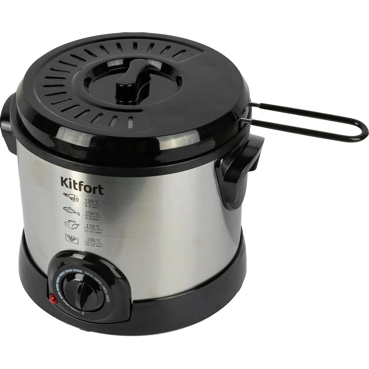 Фритюрница Kitfort KT-2011 (Цвет: Silver/Black)