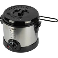 Фритюрница Kitfort KT-2011 (Цвет: Silver/Black)