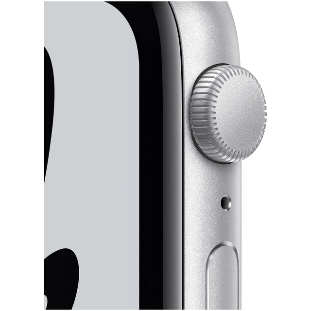 Умные часы Apple Watch SE (2022) 44mm Aluminum Case with Nike Band (Цвет: Silver/Black)