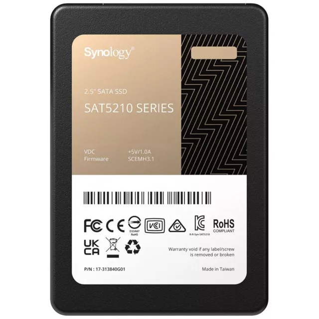 SSD жесткий диск Synology 480 ГБ SATA SAT5210-480G