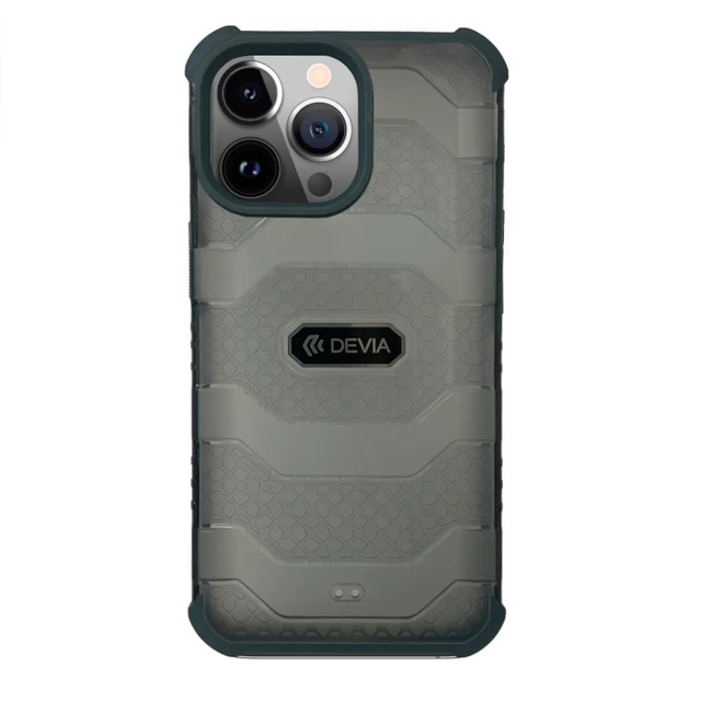 Чехол противоударный Devia Vanguard Series Shockproof Case для iPhone 13 Pro (Цвет: Army Green)