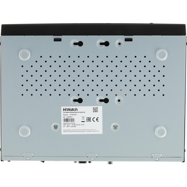 Видеорегистратор HiWatch DS-N304(D), черный