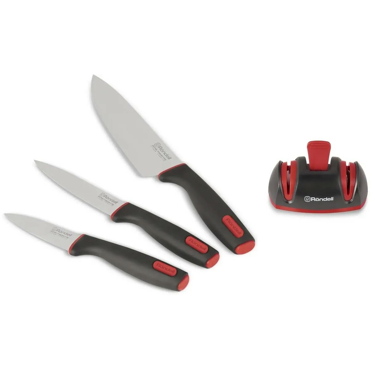 Набор кухонных ножей Rondell Urban RD-1011 (Цвет: Black / Red)