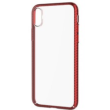 Чехол-накладка Devia Luxurious Glimmer case для смартфона iPhone X/XS (Цвет: Red)