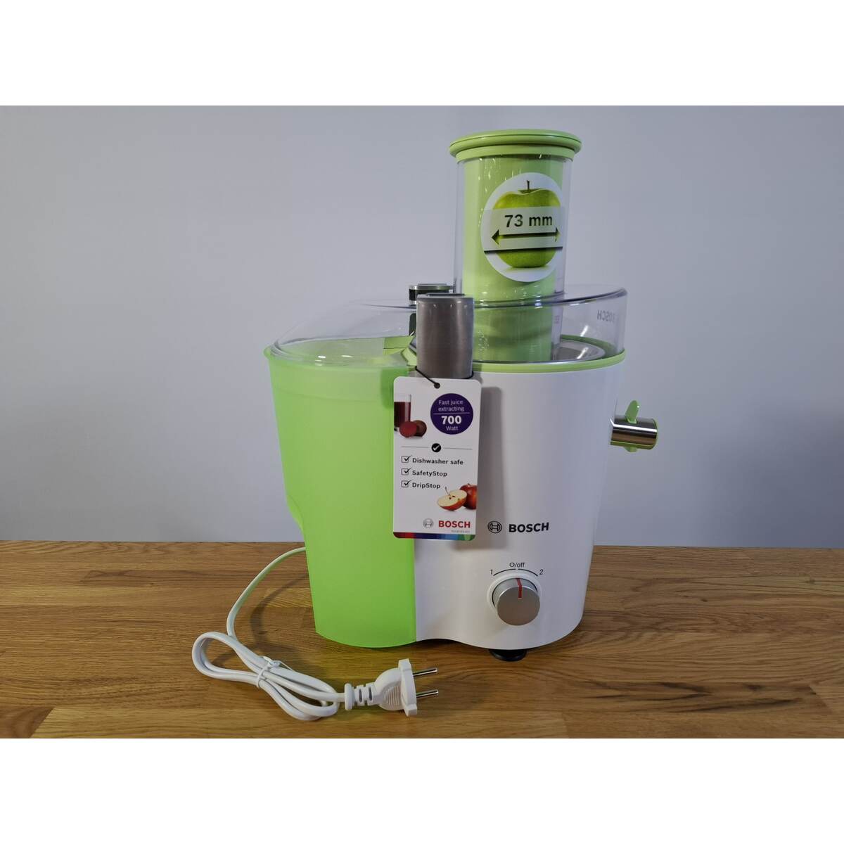 Соковыжималка центробежная Bosch MES25G0 (Цвет: White / Green)