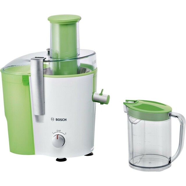 Соковыжималка центробежная Bosch MES25G0 (Цвет: White / Green) Соковыжималка центробежная Bosch MES25G0 (Цвет: White / Green)