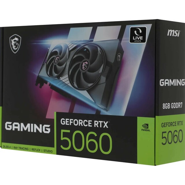 Видеокарта MSI GeForce RTX 5060 8G GAMING