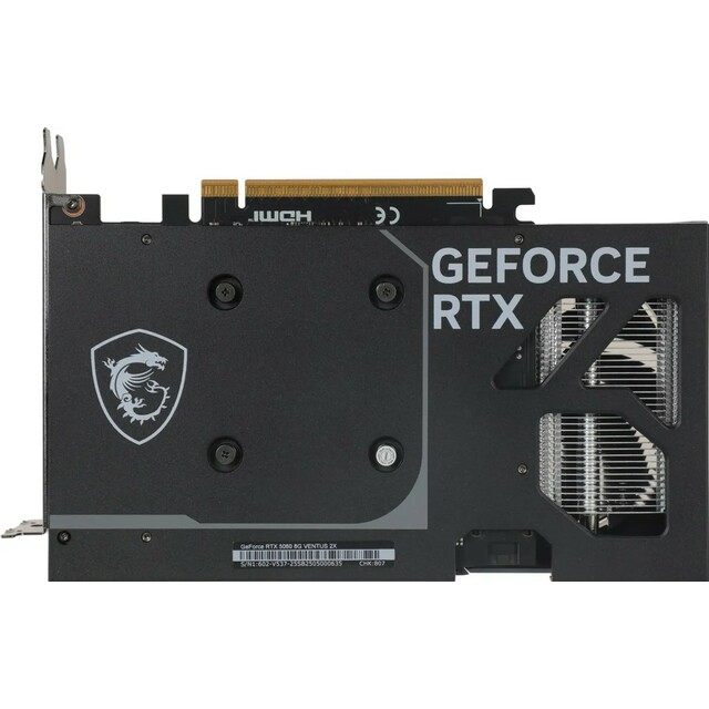 Видеокарта MSI GeForce RTX 5060 8G VENTUS 2X