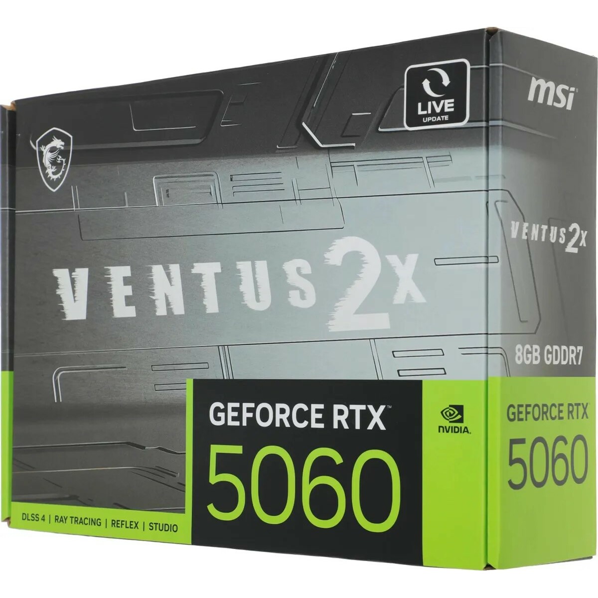 Видеокарта MSI GeForce RTX 5060 8G VENTUS 2X