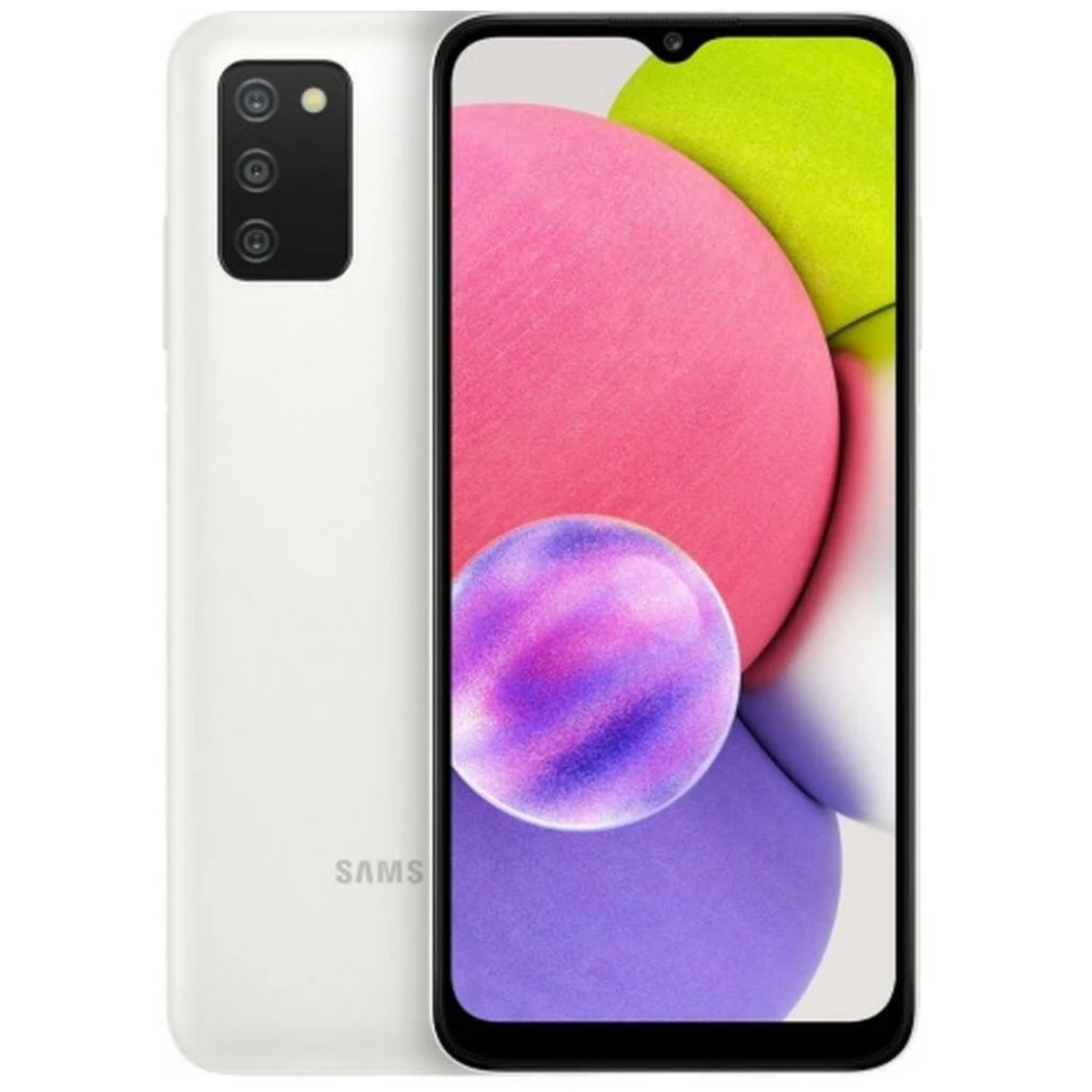 Смартфон Samsung Galaxy A03s 4 / 64Gb RU (Цвет: White)