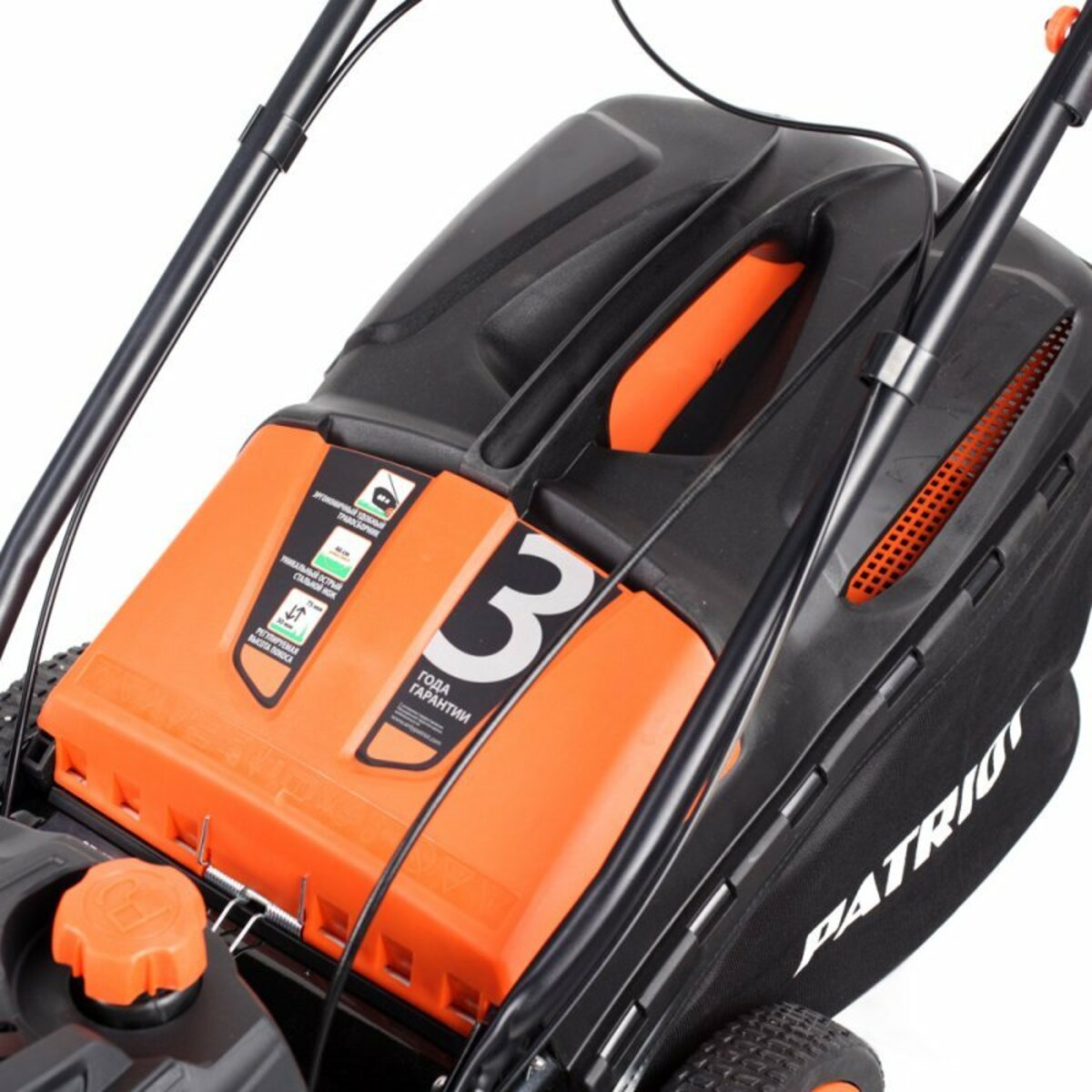 Газонокосилка роторная Patriot PT 52LS (Цвет: Black/Orange)