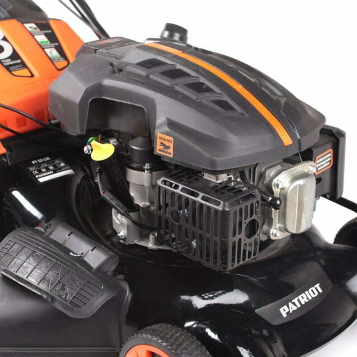 Газонокосилка роторная Patriot PT 53LSE (Цвет: Orange/Black)