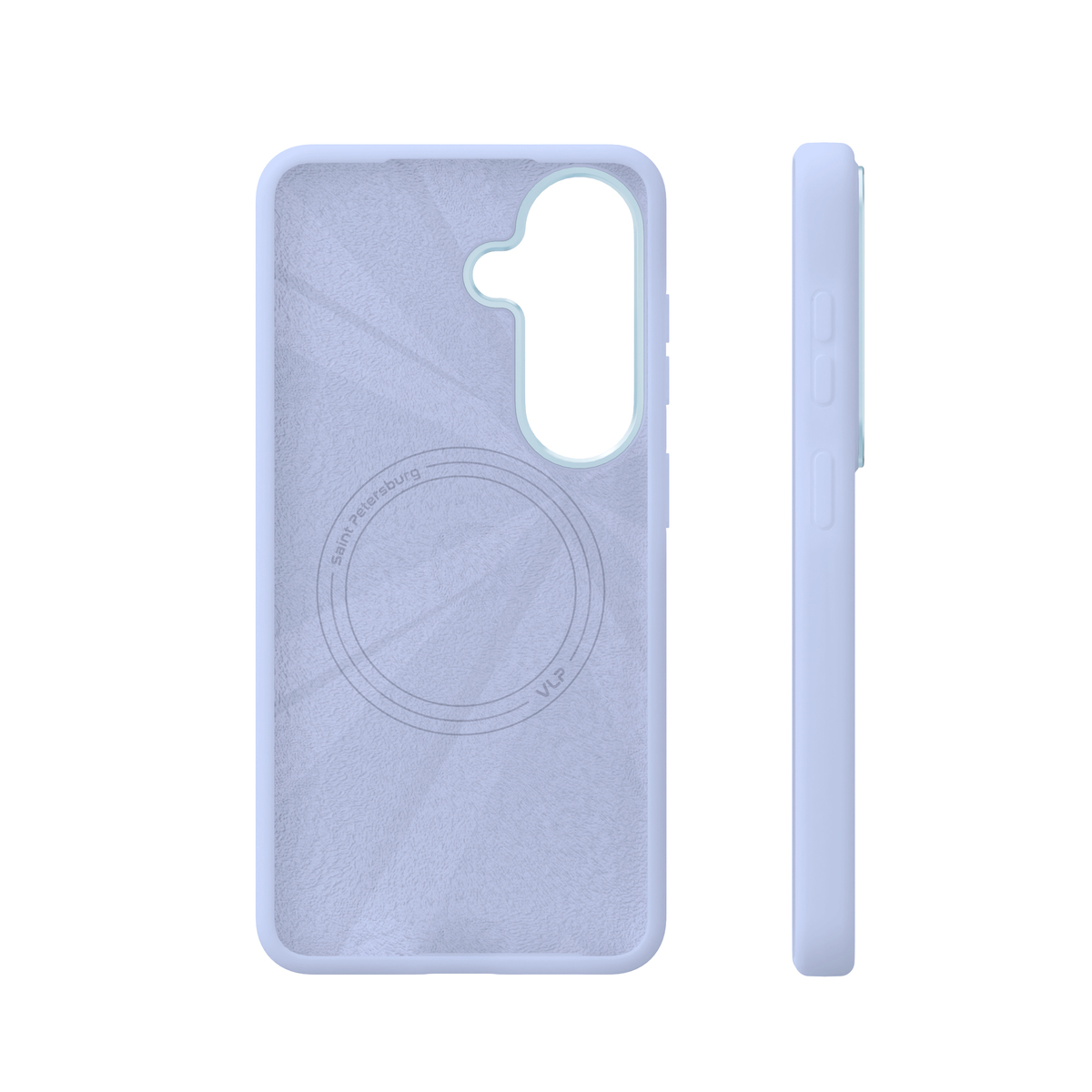 Чехол-накладка VLP Aster Pro Сase MagSafe для Samsung S26 (Цвет:Light Blue)