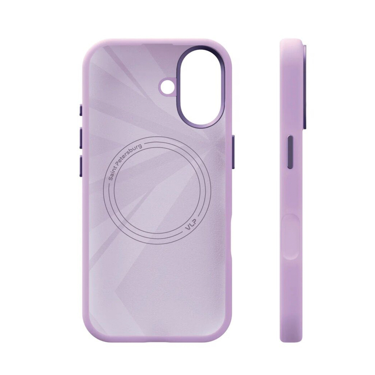 Чехол-накладка VLP Aster Pro Case with MagSafe для смартфона Apple iPhone 17 (Цвет: Lavender)